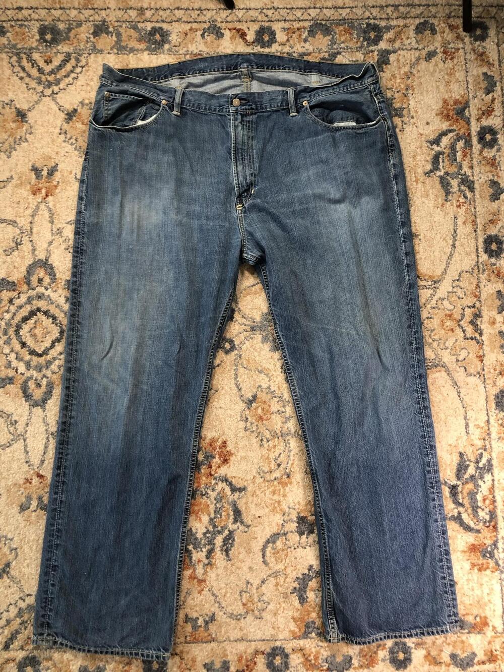 Polo Ralph Lauren 867 Classic Fit Jeans Mens 48x34 Blue Medium Wash Straight